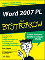 Word 2007 PL dla bystrzakw - Dan Gookin