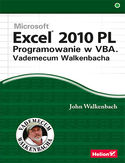 Ebook Excel 2010 PL. Programowanie w VBA. Vademecum Walkenbacha
