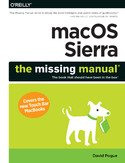 Ebook macOS Sierra: The Missing Manual. The book that should have been in the box