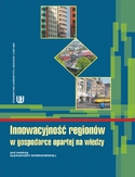 Ebook Innowacyjność regionów w gospodarce opartej na wiedzy