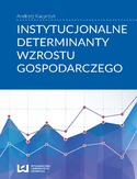 Ebook Instytucjonalne determinanty wzrostu gospodarczego