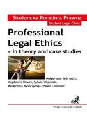 Ebook Professional Legal Ethics - in theory and case studies