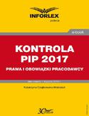 Ebook KONTROLA PIP 2017 prawa i obowiązki