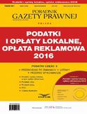Ebook PODATKI 2016/7 Podatki i opłaty lokalne, opłata reklamowa 2016. Podatki cz.5