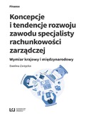 Ebook Koncepcje i tendencje rozwoju zawodu specjalisty rachunkowości zarządczej. Wymiar krajowy i międzynarodowy