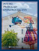 Ebook Polski Przegląd Dyplomatyczny 1/2016