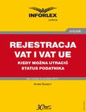 Ebook REJESTRACJA VAT I VAT UE kiedy można utracić status podatnika