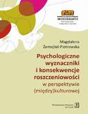 Ebook Psychologiczne wyznaczniki i konsekwencje roszczeniowości w perspektywie (między)kulturowej