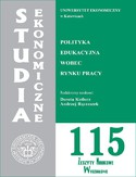 Ebook Polityka edukacyjna wobec rynku pracy. SE 115
