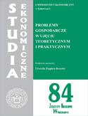 Ebook Problemy gospodarcze w ujęciu teoretycznym i praktycznym. SE 84