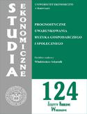 Ebook Prognostyczne uwarunkowania ryzyka gospodarczego i społecznego. SE 124
