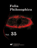 Ebook Folia Philosophica. Vol. 35