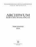 Ebook Archiwum Kryminologii, tom XXXVIII 2016