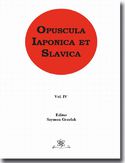 Ebook Opuscula Iaponica et Slavica Vol. 4