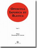 Ebook Opuscula Iaponica et Slavica Vol. 5