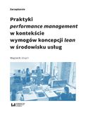 Ebook Praktyki performance management w kontekście wymogów koncepcji lean w środowisku usług