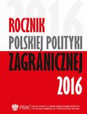 Ebook Rocznik Polskiej Poltyki Zagranicznej 2016