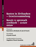 Ebook Koszty w sprawach cywilnych - zestaw ustaw Kosten in Zivilsachen - Gesetzessammlung