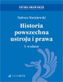 Ebook Historia powszechna ustroju i prawa. Wydanie 5