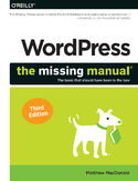 Ebook WordPress: The Missing Manual. 3rd Edition