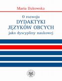 Ebook O rozwoju dydaktyki języków obcych jako dyscypliny naukowej