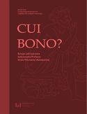 Ebook Cui bono? Księga jubileuszowa dedykowana Profesor Annie Pikulskiej-Radomskiej