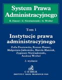 Ebook Instytucje prawa administracyjnego. Tom 1