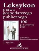 Ebook Leksykon prawa gospodarczego publicznego 100 podstawowych pojęć