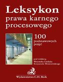 Ebook Leksykon prawa karnego procesowego 100 podstawowych pojęć