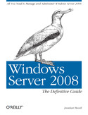 Ebook Windows Server 2008: The Definitive Guide