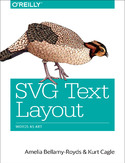 Ebook SVG Text Layout. Words as Art
