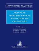 Ebook Aktualne problemy prawne w psychologii i medycynie