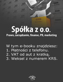 Ebook Spółka z o.o. Prawo, zarządzanie, finanse, PR, marketing, wydanie luty 2014 r