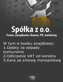 Ebook Spółka z o.o. Prawo, zarządzanie, finanse, PR, marketing, wydanie sierpień 2014 r