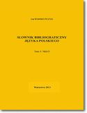 Ebook Słownik bibliograficzny języka polskiego Tom 5  (Nid-Ó)