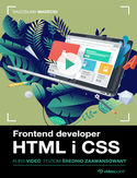 Ebook Frontend developer. Kurs video. HTML i CSS. Poziom średnio zaawansowany