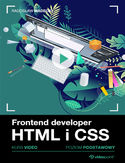 Ebook Frontend developer. Kurs video. HTML i CSS. Poziom podstawowy