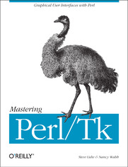 Mastering Perl/Tk. Graphical User Interfaces in Perl
